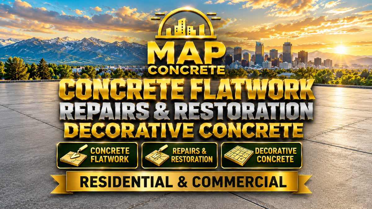 MAP Concrete LLC — Concrete Flatwork, Repairs & Restoration, Decorative Concrete in Denver, Colorado